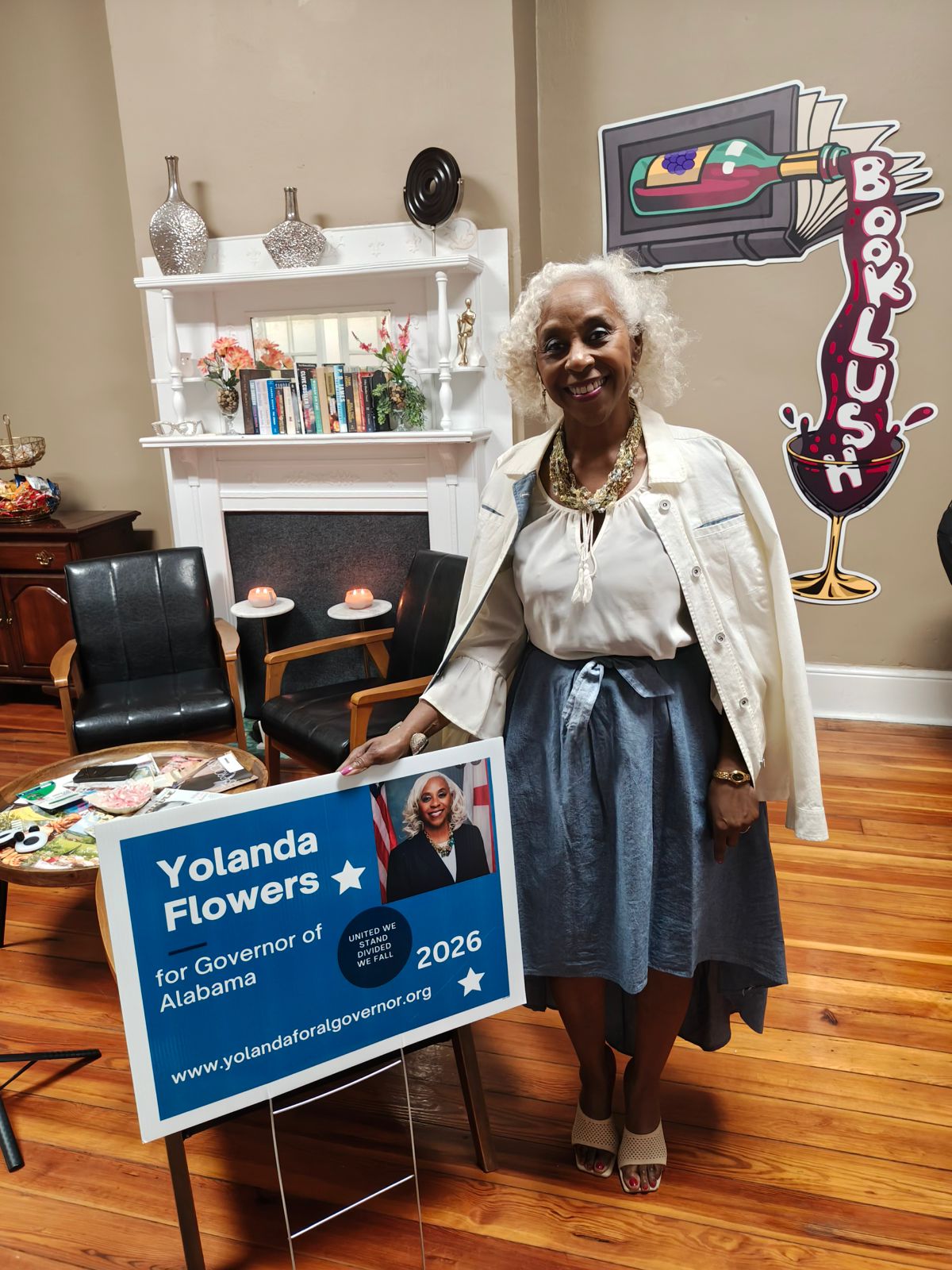 Yolanda Flowers event at BookLush